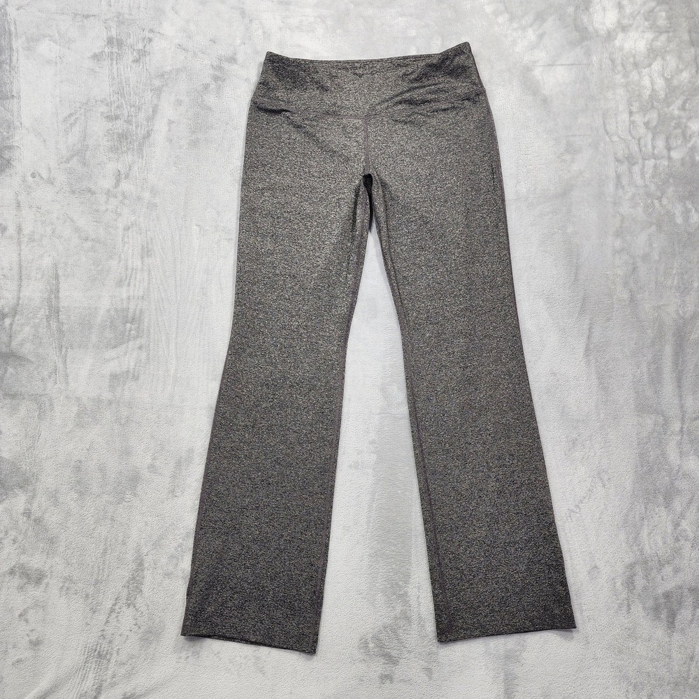 Energy Zone Leggings Womens L Gray Straight Leg Yoga Gym Workout Stretch Casual
